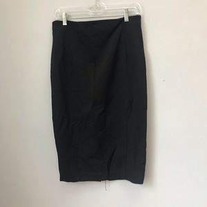 Black Pencil Skirt Size 8 H&M